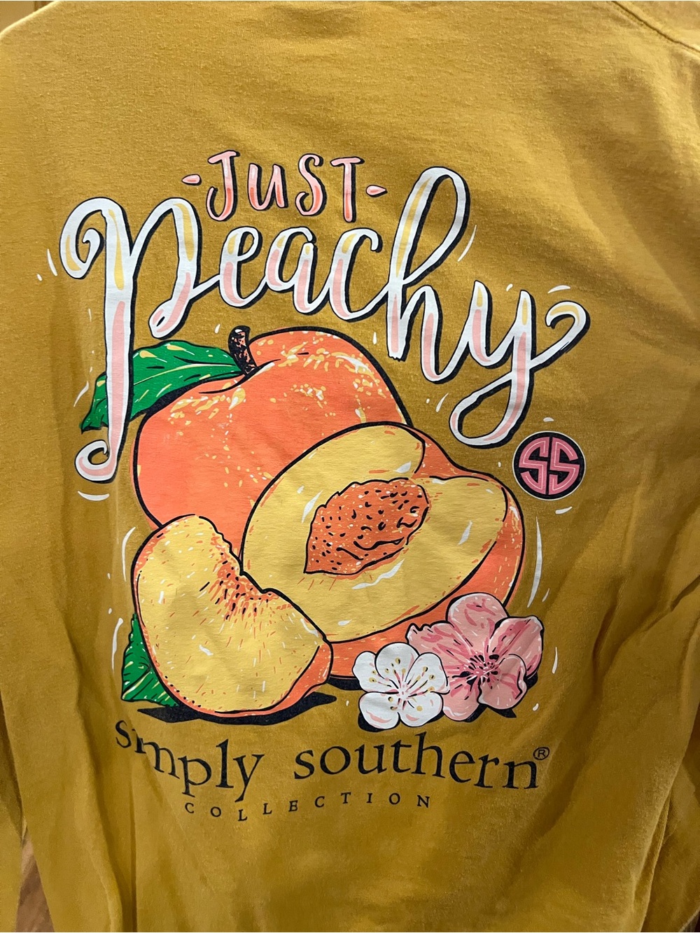 Simply Southern Tan Logo Long Sleeve Tee